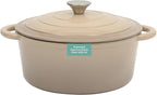 Gibson Home Addlestone 5 Qt Enameled Cast Iron Dutch Oven Pot by GibsonHomewares