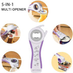 5-in-1 Multi-Functional Bottle, and Can Opener - Image 3