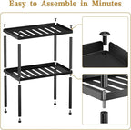 Cabinet Organizer Shelf, 2 Tier Kitchen Cabinet Organizer - Image 8
