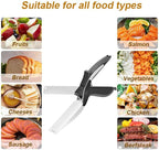 2 in 1 Kitchen Scissors for Food, Separable Stainless Steel Barbecue Steak - Image 9