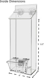 Suction Cup Outdoor Brochure Holder Holds 4 x 9 Inch Rack Cards and 3.5" x 2" - Image 3