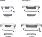S SALIENT 18 Pieces Glass Food Storage Containers - Image 2