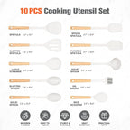 Silicone Cooking Utensils Set of 10 - Image 6