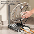 Lispin Kitchen Pot Lid Storage Rack, Pot Lid Holder - Image 3