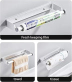 Aheucndg Paper Towel Holder for Kitchen, Wall Mount Paper Towel Holder - Image 6