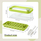 Ice Cube Tray with Lid and Bin, 2 Pack - Image 3