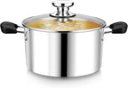 4 Quart 3-Ply Cooking Stock Pot by PPCHEF
