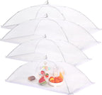 JULBEAR 4 Pcs Extra Large Mesh Food Cover Tent Umbrella Food Screen Covers by JULBEAR