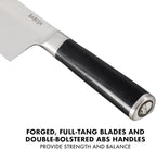 Babish 14-Piece Full Tang Forged Kitchen Knife Set – High-Carbon 1.4116 German - Image 6