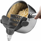 Silicone Pot Strainer, Emptycolor Adjustable Clip On Strainer by Unknown