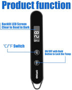 Meat Thermometer Digital for Cooking and Grilling, Instant Read Food Thermometer - Image 3