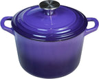 Flavehc Dutch Oven Pot with Lid 1.8 qt Cast Iron Dutch Oven by FLAVEHC