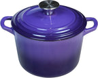 Flavehc Dutch Oven Pot with Lid 2.8 qt Cast Iron Dutch Oven by FLAVEHC