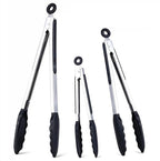 Kitchen Tongs Set of 3, Non-Stick Non-Scratch Heat Resistant Tongs by DAILYKISN