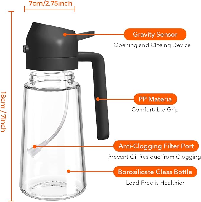 YARRAMATE 2Pcs 16oz/470ml 2 in 1 Oil Sprayer - Image 8