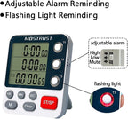 Digital Dual Kitchen Timer, 3 Channels Countdown Triple Timer - Image 8