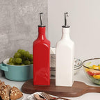 Sweejar 19 Fl Oz Ceramic Olive Oil Dispenser Bottle - Image 4