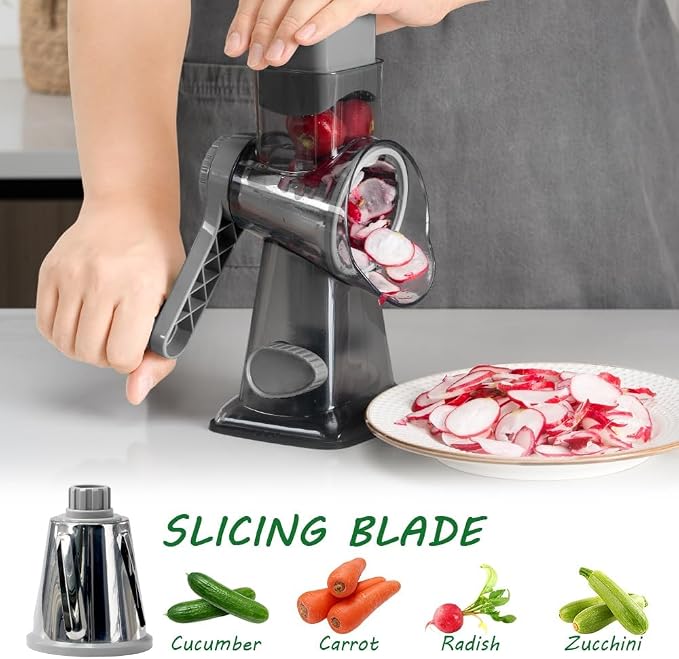 3 in 1 Manual Vegetable Cutter Machine - Image 2