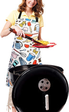 Adjustable Waterproof Apron Bib Apron - Image 4