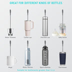 15.7" Silicone Bottle Brush, ddLUCK Water Bottle Cleaner Brush - Image 2