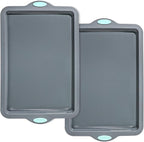 Webake Silicone Sheet Cake Pan, 14 Inch Silicone Sheet Pans 2 Pack Cookie Sheet by Webake