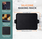 Baking & Splatter Screen for Frying Pan Beckon Ware | USA Brand | 17.5 x 12 Inch - Image 3