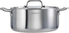 Tramontina Utsava Tri-Ply Clad Stainless Steel 5-Quart Casserole - Image 6