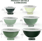 Greentainer Plastic Mixing Bowls - Image 3