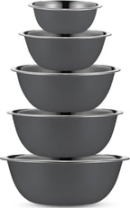 WHYSKO Meal Prep Stainless Steel Mixing Bowls Set, Refrigerator, and Kitchen - Image 2