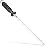 Knife Sharpener Rod, Kitchen Knives Sharpener Carbon Steel Professional Knife by FANERFUN