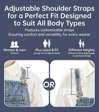 Denim Apron with Pockets for Hair Stylist Gardening Craftsmen Barista Women - Image 5