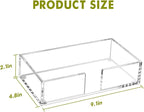 Kordory Acrylic Guest Towel Holder Tray - Image 2