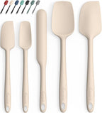Coukre Silicone Spatula Set of 5, High Temperature Resistant, Food Grade by Coukre
