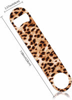 Leopard Pattern Stainless Steel Bottle Opener Cheetah Animal Print Beautiful - Image 2