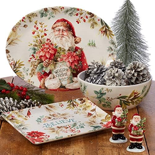 Christmas Story 22 oz. Mugs – Set of 4 Large Ceramic Holiday Coffee Cups with Red Handle & Vintage Santa Art – Festive Hot Cocoa or Tea Mugs for Winter Mornings - Image 6