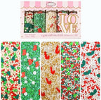 Confect Christmas Sprinkles | Christmas Sprinkles - Green White Gold Red Pearls I Christmas Tree Stocking & Snowflakes for Dessert Decorating- 5 Oz by CONFECTTHECAKEDECORATINGCO