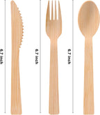 Pre Rolled Napkin and Bamboo Cutlery Set - Image 7