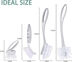 Dish & Bottle Brush Set, 4-Piece Kitchen Cleaning Brushes, Plastic Handles - Image 7