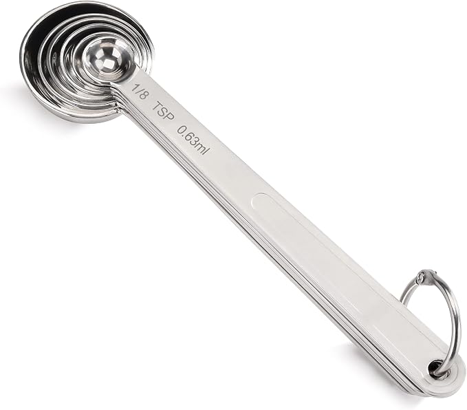 New Star Foodservice 43112 Stainless Steel 18/8 Measuring Spoons - Image 2