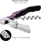 HYZ 2-Pack Wine Opener Waiter Corkscrew, Professional Wine Key - Image 6