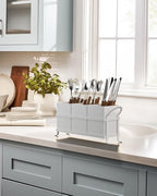 White Kitchen Utensil Holder - Image 7