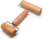 Wooden Rolling Pin, Ergonomic Non-Stick Pizza Baker Dough Pastry Roller by PHITUODA
