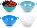 Baderke 4 Pack Mini Colander for Kitchen Plastic Berry Strainer by Baderke