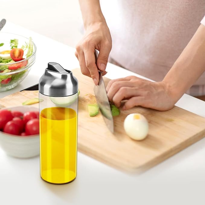 Aelga Olive Oil Dispenser - 14 OZ Glass Oil and Vinegar Dispenser Bottles Set - Image 6