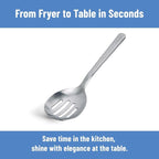 Misen Slotted Chef Spoon – Stainless Steel Draining and Serving Spoon - Image 6