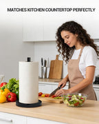 NESAPTO Paper Towel Holder Countertop, Wooden Freestanding Paper Towel Stand - Image 7