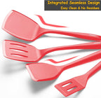 Silicone Spatula Set, 600°F Heat Resistant Silicone Spatula Turner Flipper - Image 4