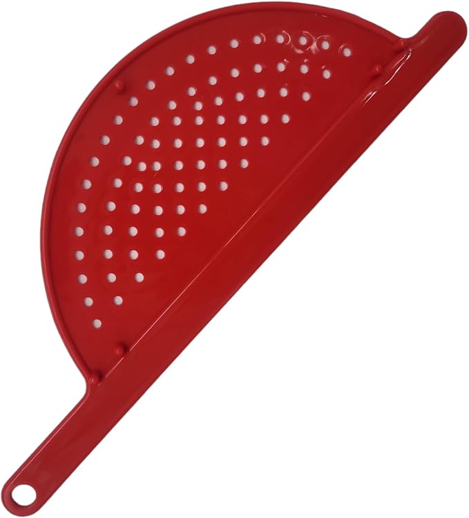 Handy Housewares Handheld Plastic Pot Drainer, Noodle & Pasta Strainer - Image 3
