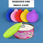 4 Pcs Food Can Lids Pet Can Covers, Silicone Small Pet Food Can Lids Covers - Image 6
