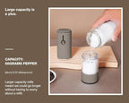 Stainless Steel Rechargeable Electric Salt and Pepper Grinder Set, USB Charging - Image 3